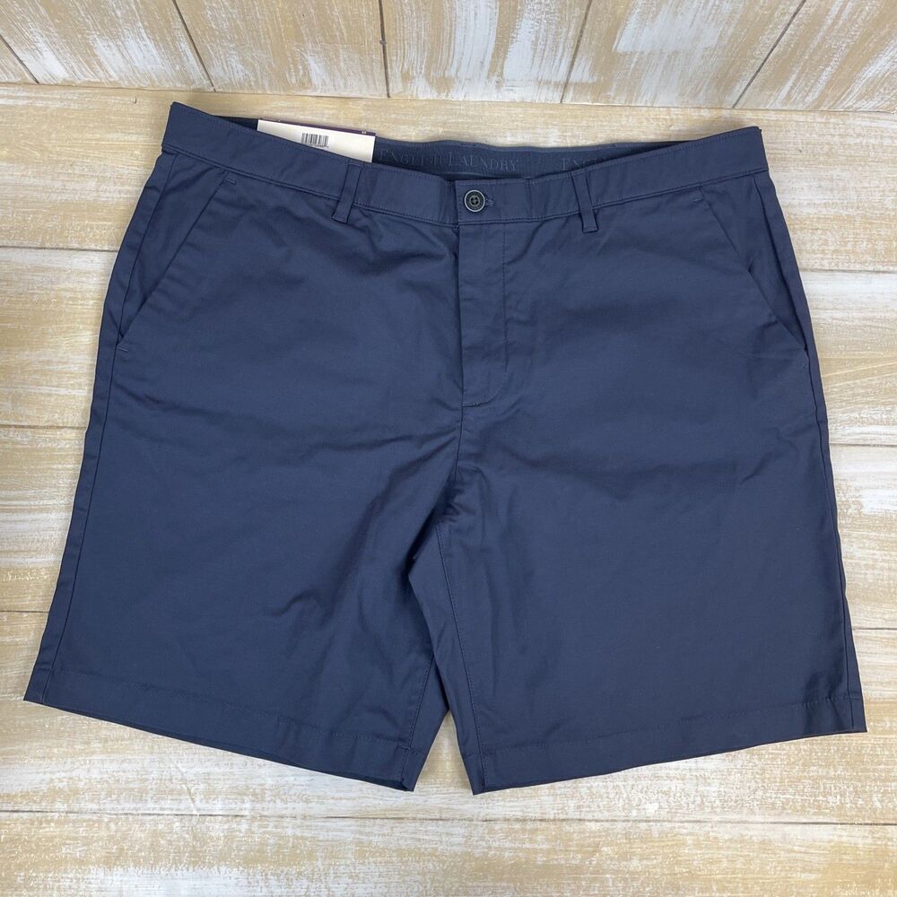NWT English Laundry Mens The CEO Midway Shorts Stretch Waist Blue Size 40